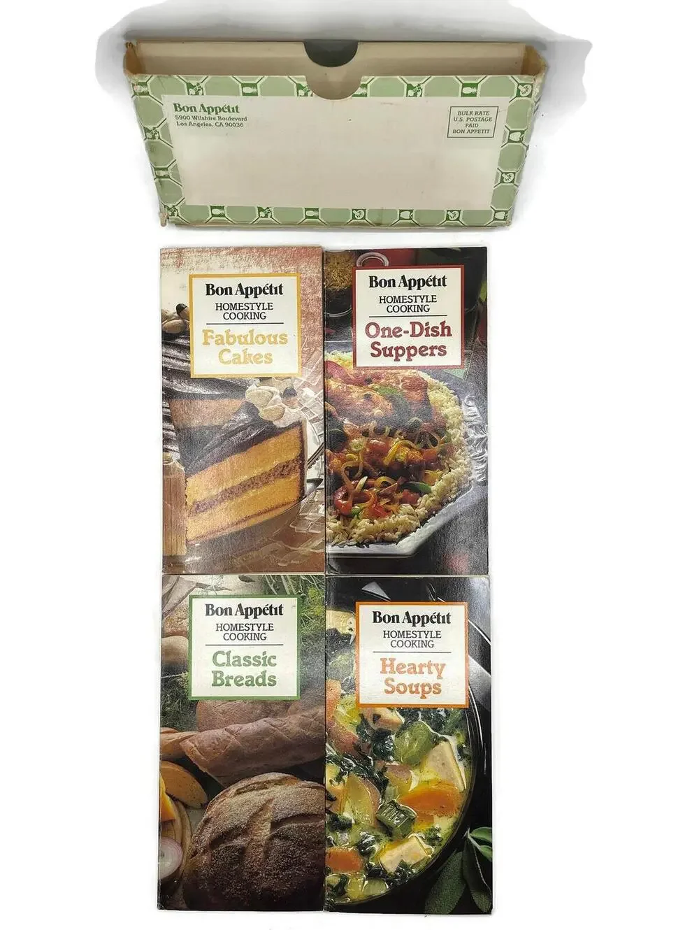Vintage Bon Appetit Cookbooks: 1980s Home Style Cooking Set
